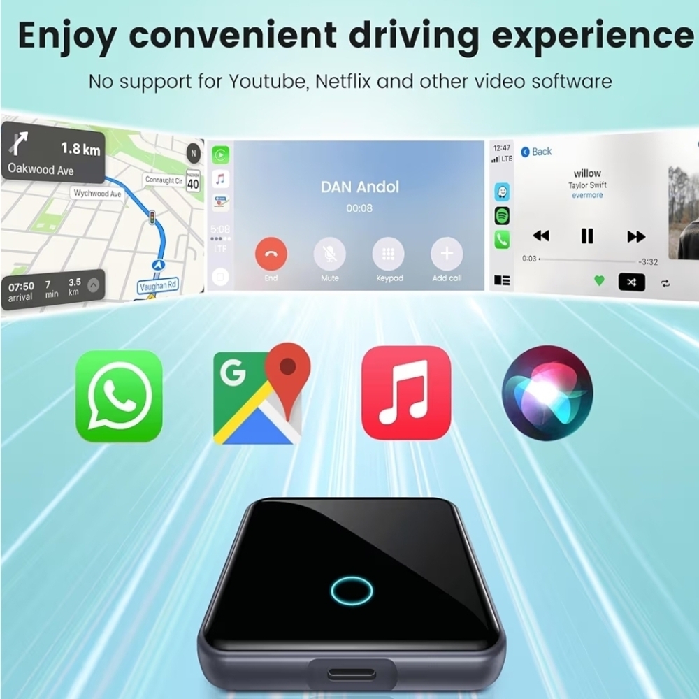 Wireless CarPlay Android Auto Adapter - Picture 8 of 11